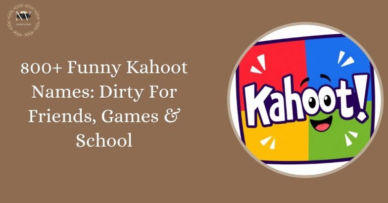 Funny Kahoot Names