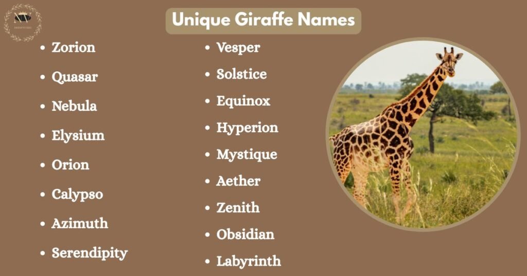 Unique Giraffe Names