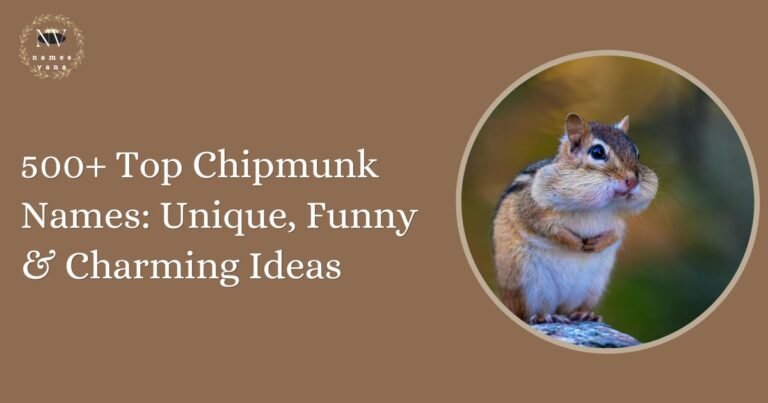 Chipmunk Names