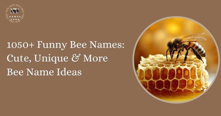 Funny Bee Names