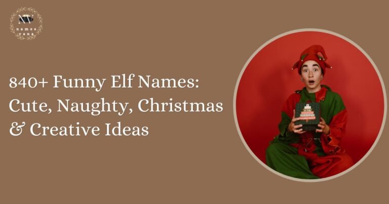 Funny Elf Names