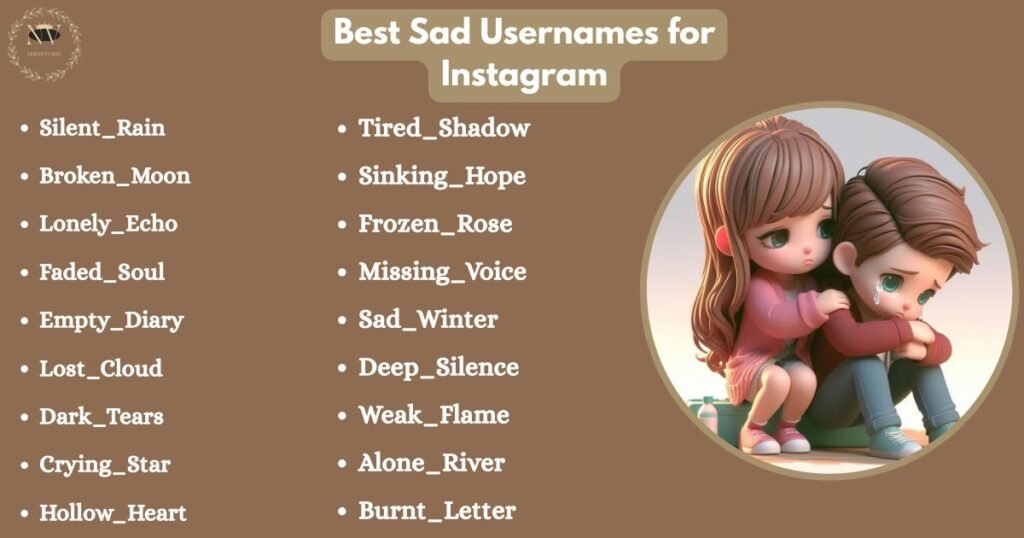 Best Sad Usernames for Instagram