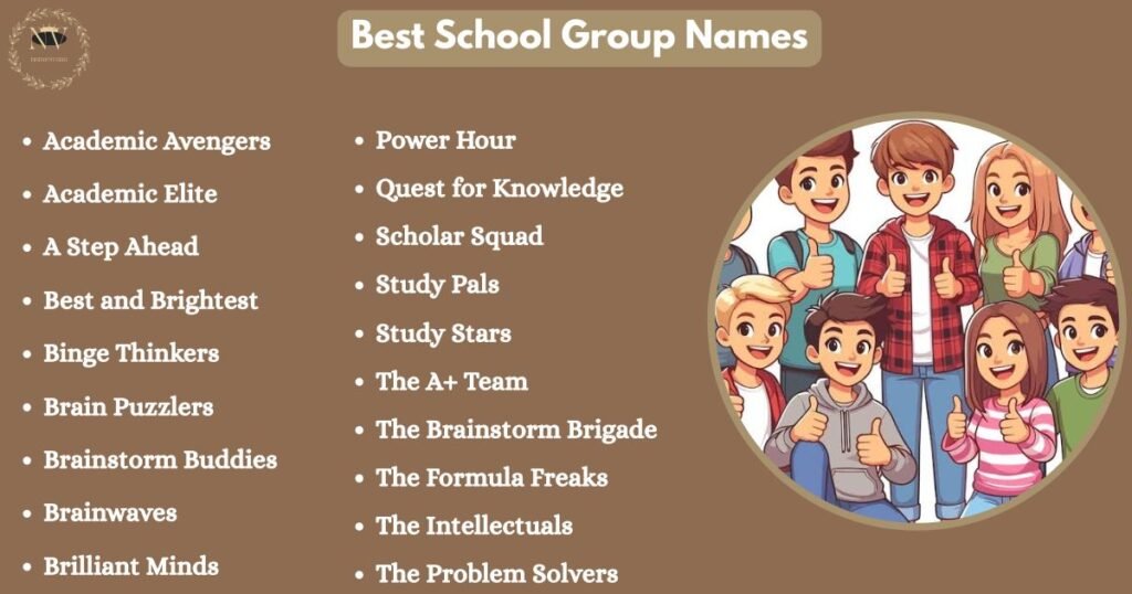 Best School Group Names