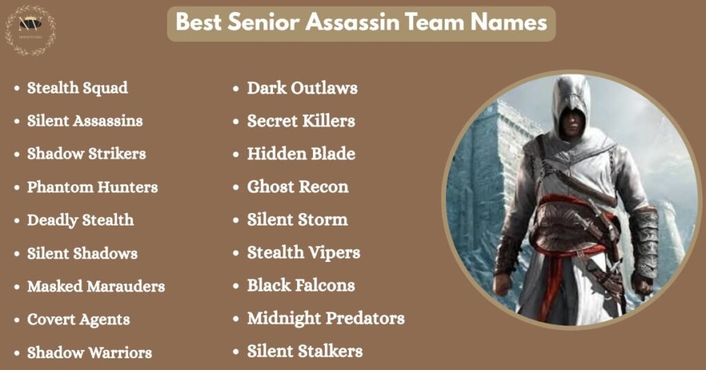Best Senior Assassin Team Names