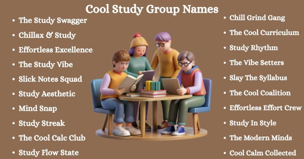 Cool Study Group Names
