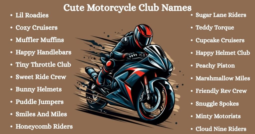 Cute Motorcycle Club Names