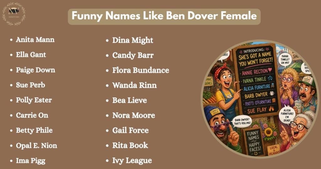 Funny Names Like Ben Dover Female