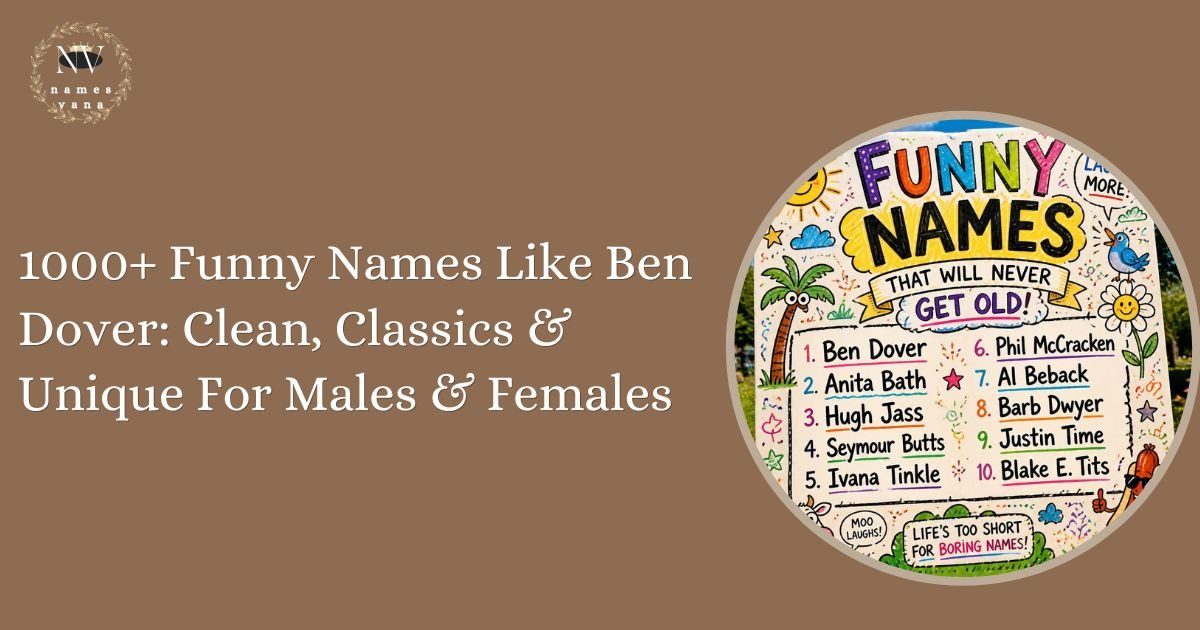 Funny Names Like Ben Dover