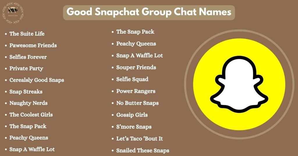 Good Snapchat Group Chat Names