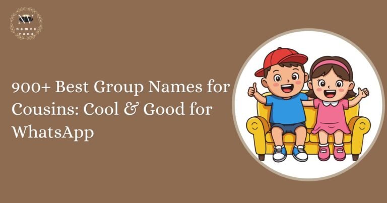 Group Names for Cousins