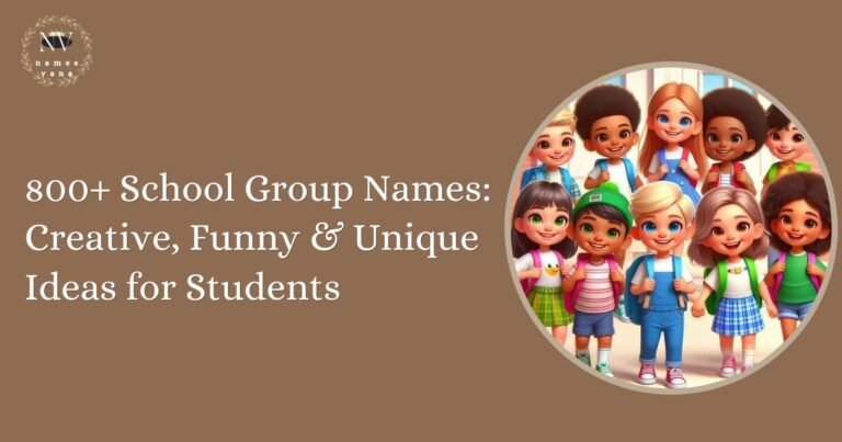 School Group Names