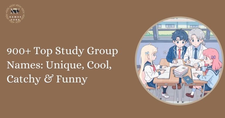 Study Group Names