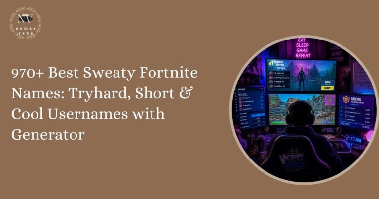 Sweaty Fortnite Names