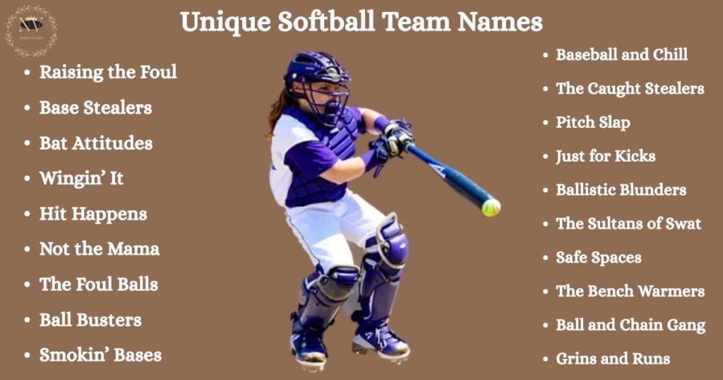 Unique Softball Team Names