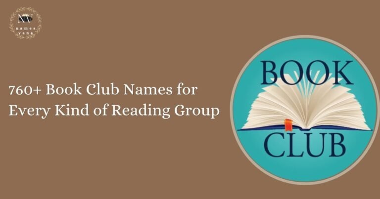 Book Club Names