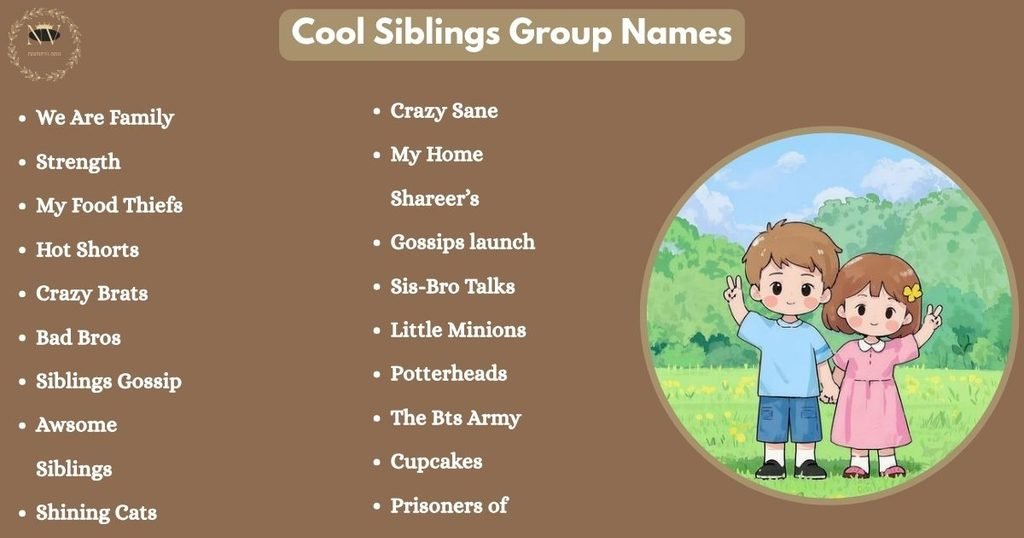Cool Siblings Group Names